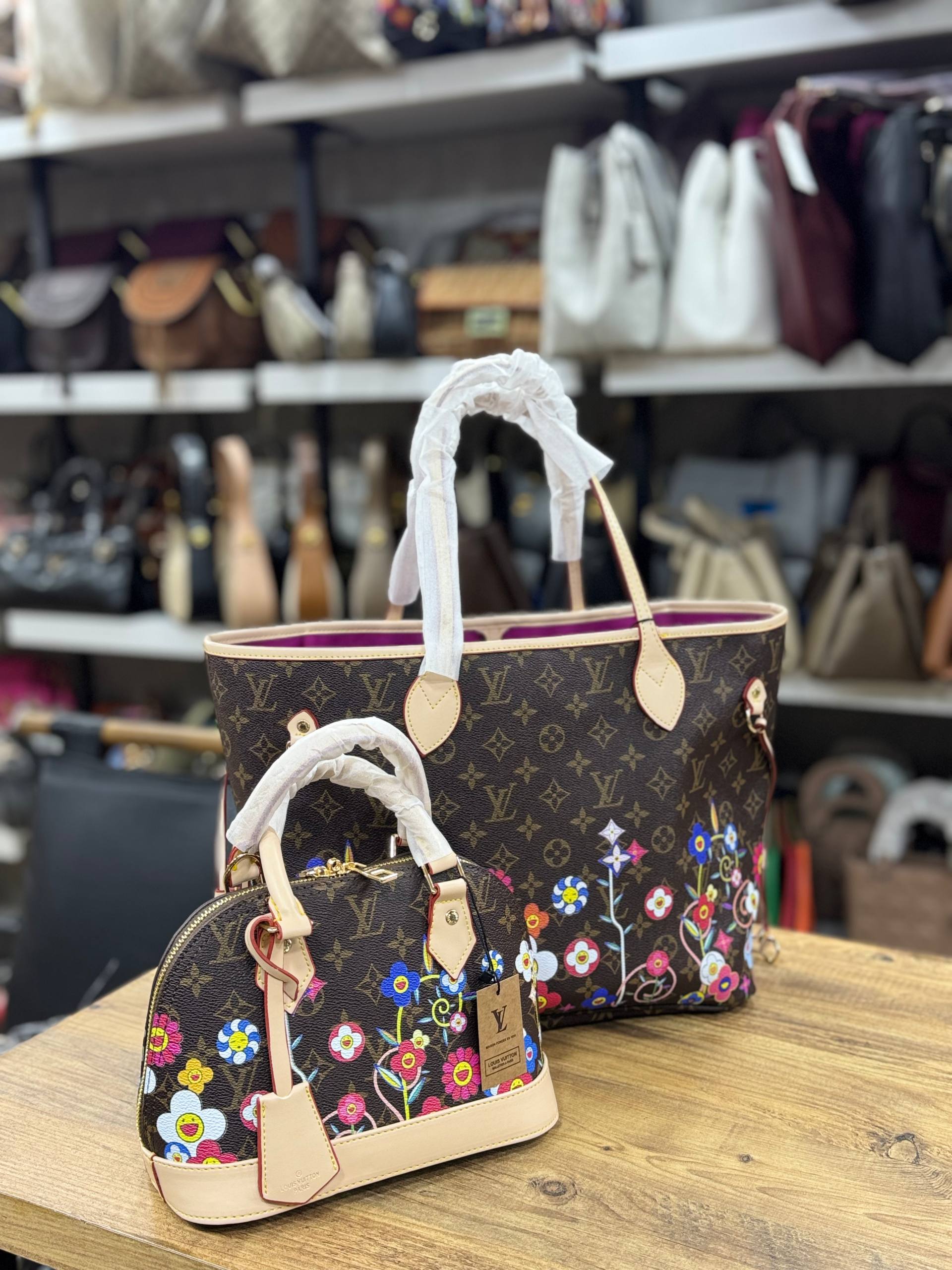 Louis Vuitton x Murakami Floral Alma Bag
