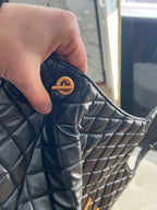Saint Laurent Icare Maxi Μαύρη Καπιτονέ Τσάντα