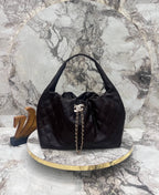 Chanel Hobo Bag Καπιτονέ - Μαύρη