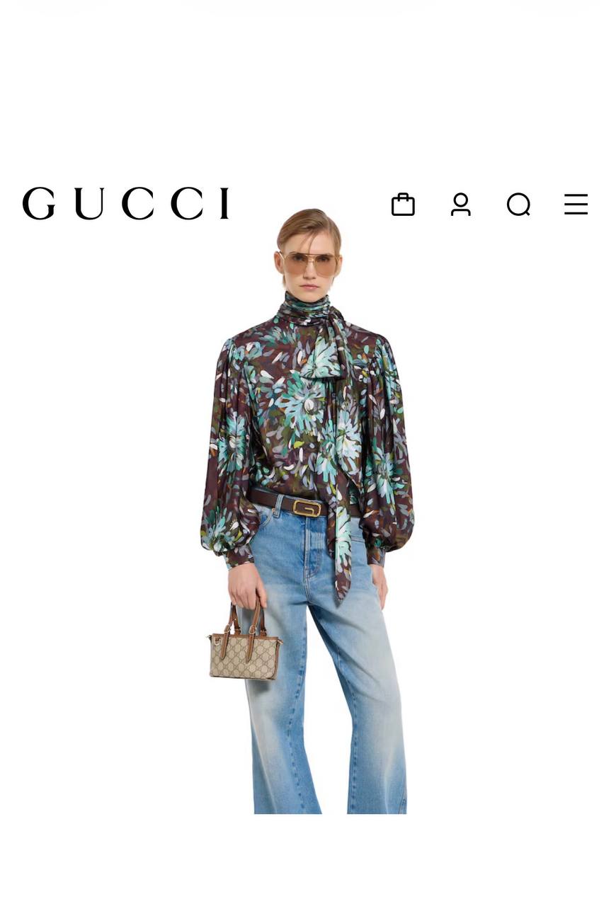 Gucci GG Emblem Mini Tote Bag