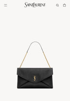 YSL Yves Saint Laurent Cassandre Large Pouch On Chain