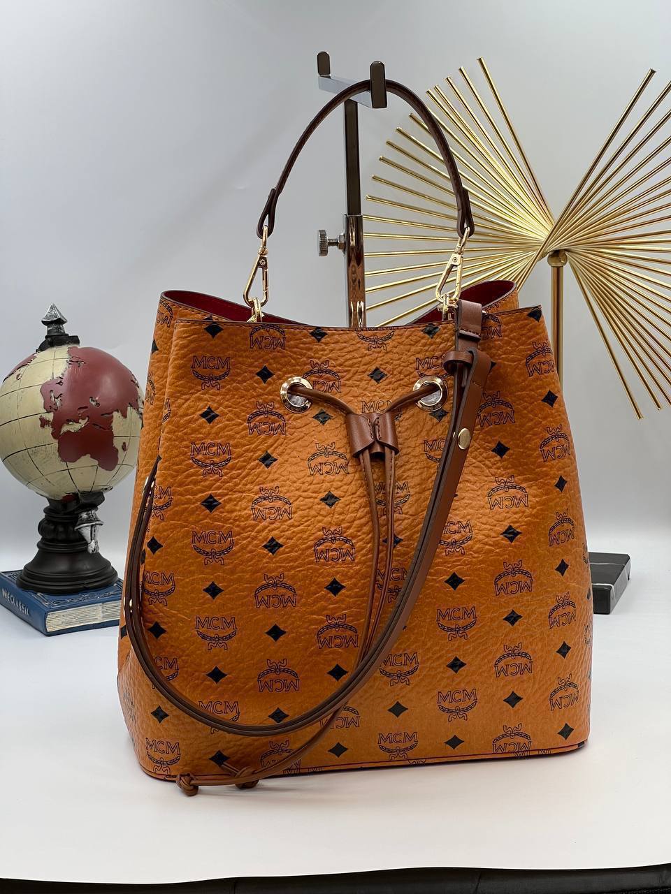 MCM Bucket Bag Monogram