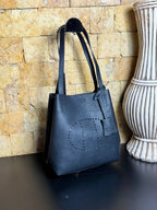Hermès Evelyne Τσάντα Ώμου με 2 Νεσεσέρ – Μαύρη