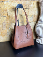 Hermès Evelyne Τσάντα Ώμου με 2 Νεσεσέρ – Καφέ