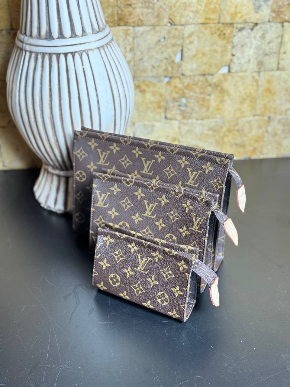 Louis Vuitton Σετ 3 Νεσεσέρ Monogram