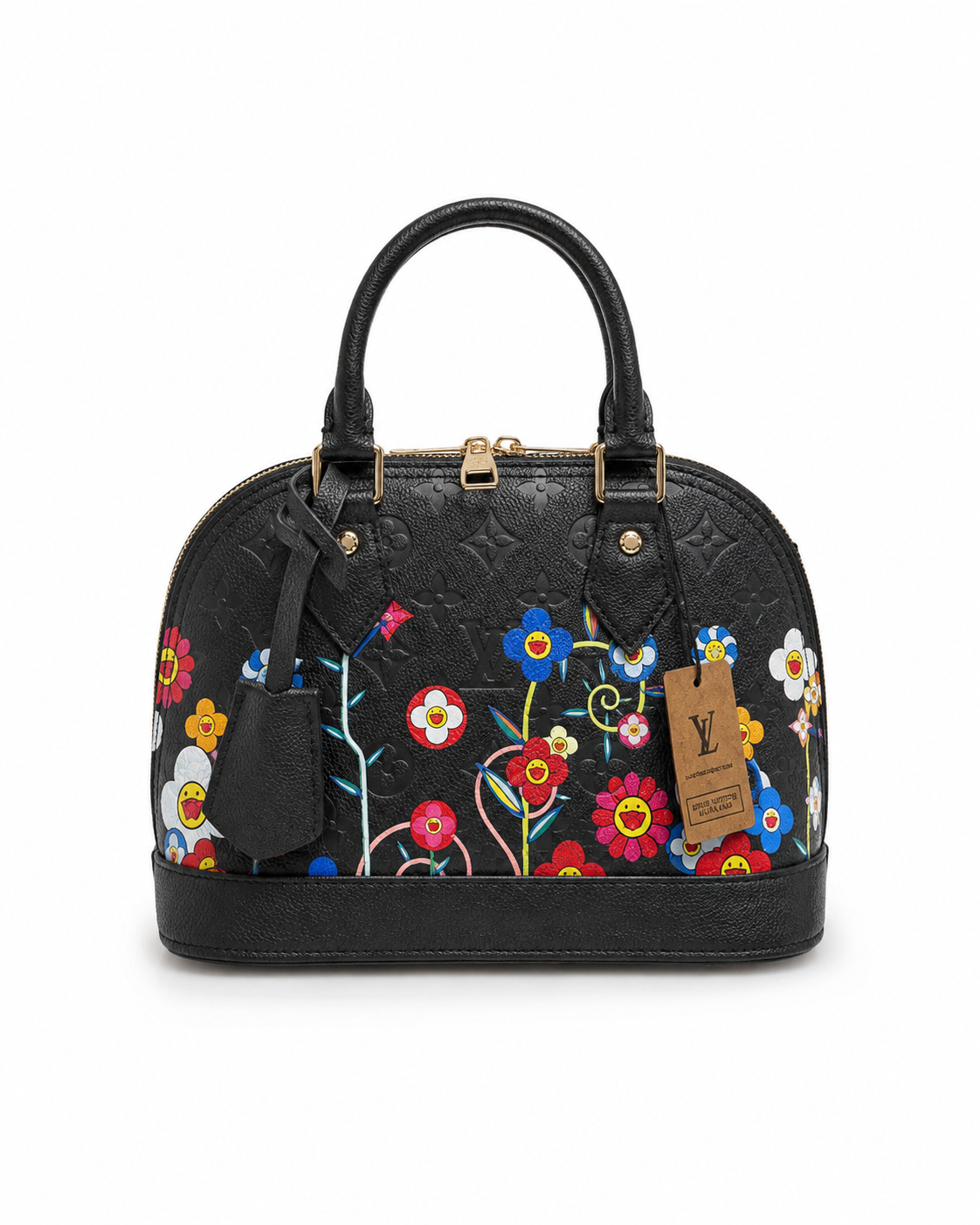 Louis Vuitton x Murakami Floral Alma Bag – Μαύρη