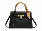 Hermès Mini Kelly Black Bag με Twilly – Μαυρη