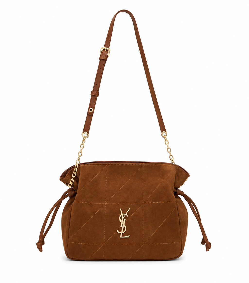 YSL Saint Laurent Jamie Shoulder Pouch – Καφέ Ταμπα