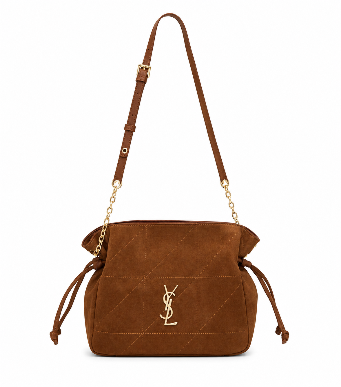 YSL Saint Laurent Jamie Shoulder Pouch – Καφέ Ταμπα
