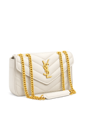 YSL Saint Laurent Loulou Off White Μεσαία