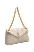 YSL Saint Laurent Saint Laurent Loulou Puffer Off White
