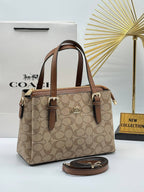 Coach Mollie Tote 25 - Καφέ