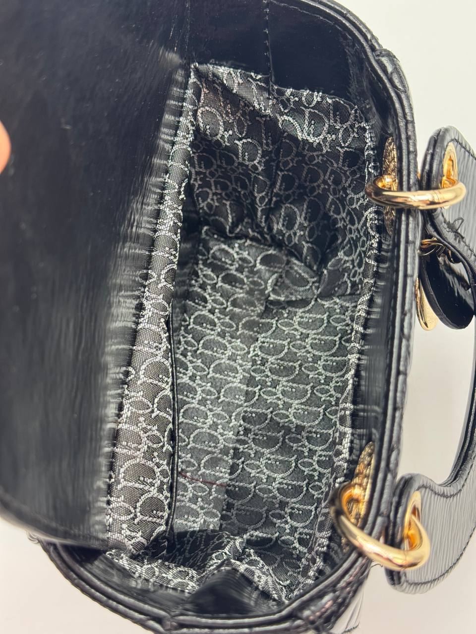 Dior - Lady Dior Ασπρη Shiny Bag
