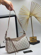 Gucci GG Mini Shoulder Bag - Beige