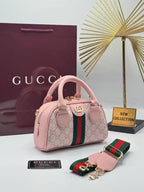 Gucci Ophidia Mini Boston Bag Pink