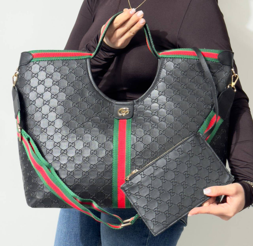 Gucci GIGLIO Tote Large - Μαύρο