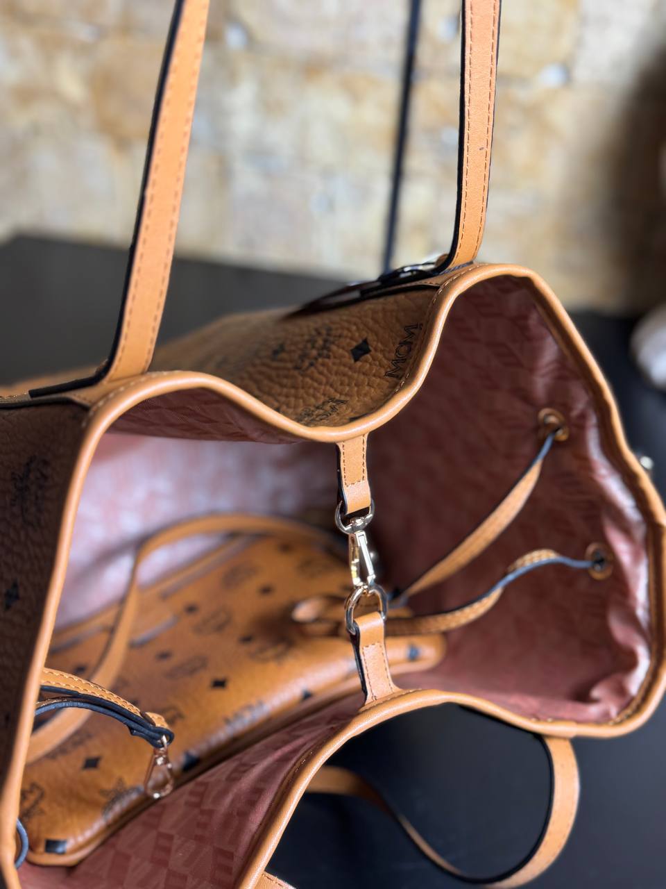 MCM Shopper Bag Visetos