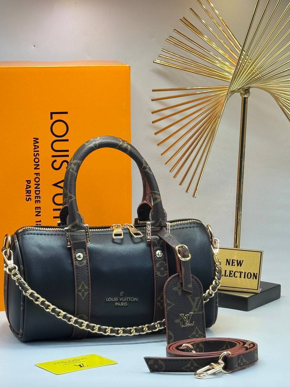 Louis Vuitton Keepall Bag Μαύρη