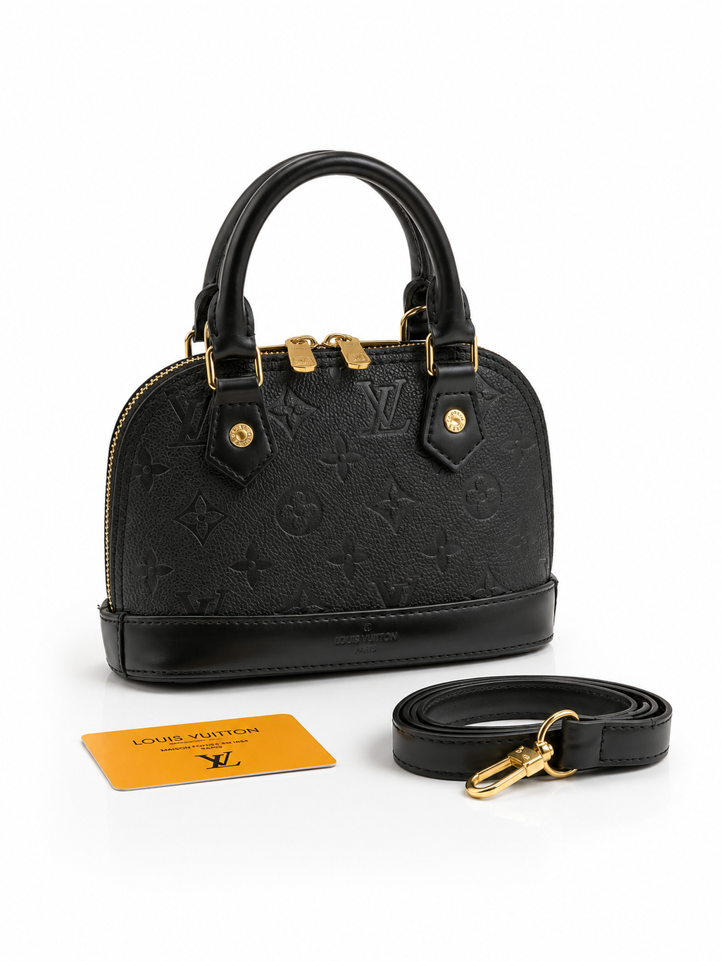 Louis Vuitton Alma Black - Small
