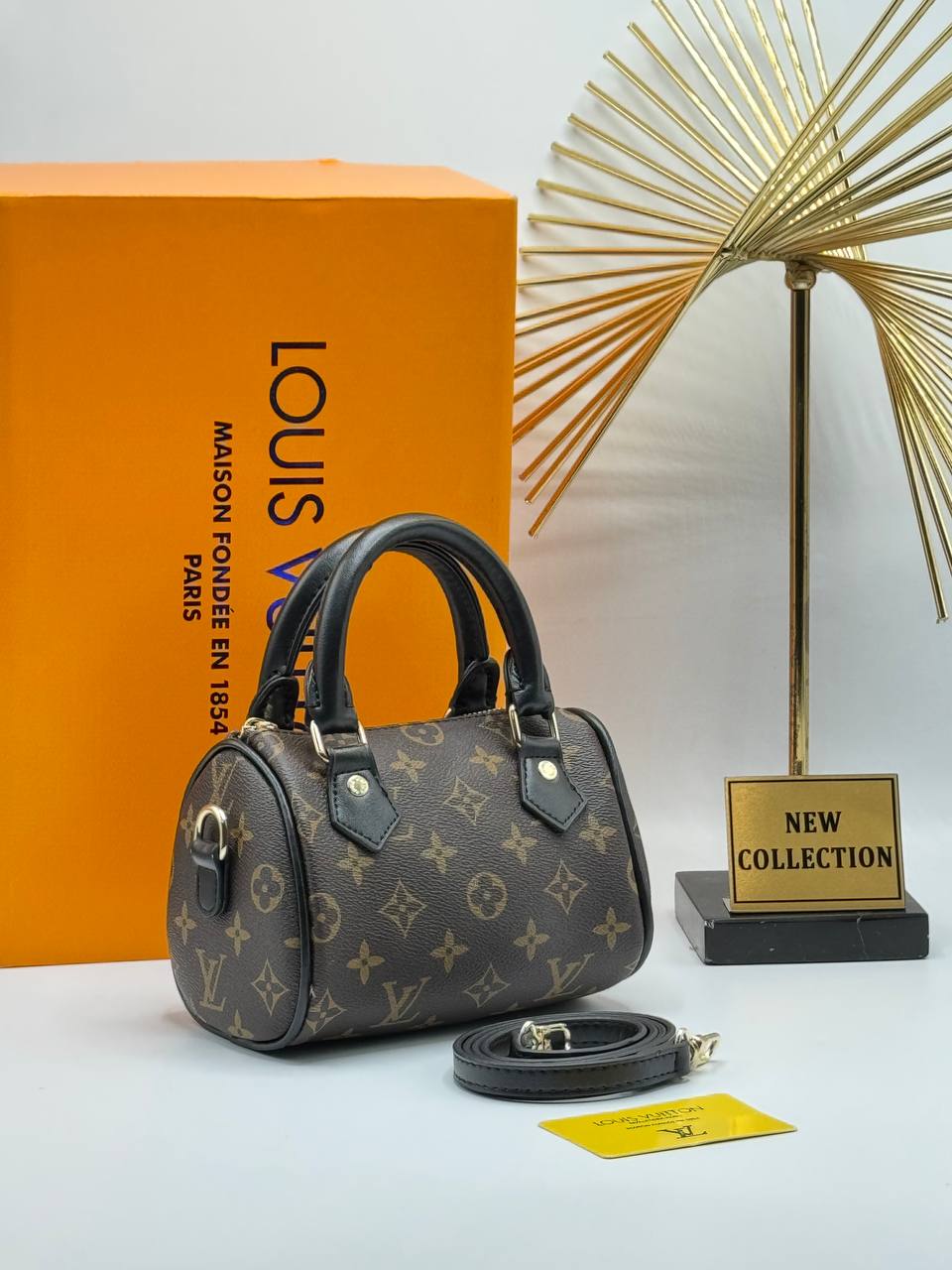 Louis Vuitton Speedy Mini Bag - Monogram with Black