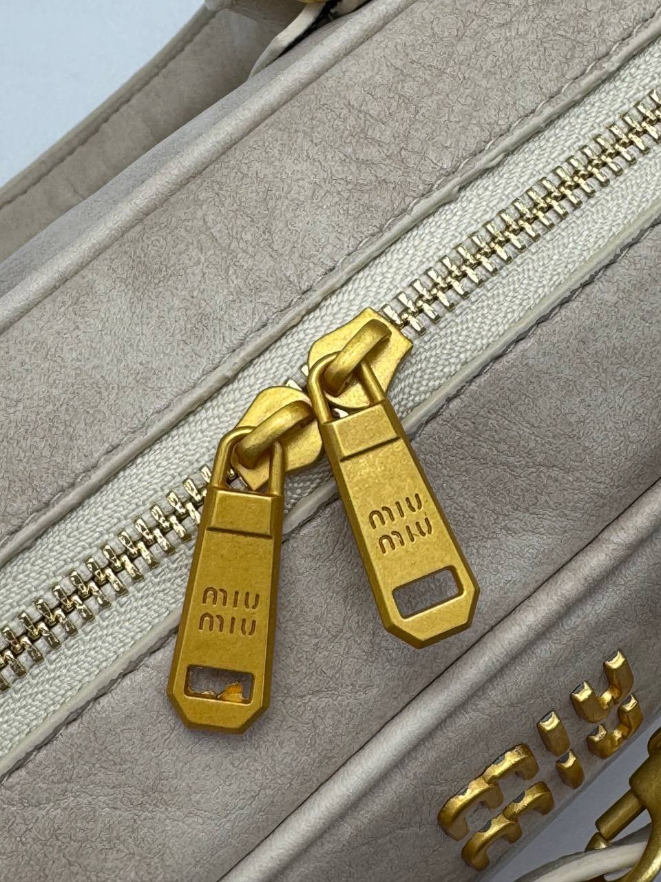 Miu Miu Mini Leather Handbag with Strap – Black