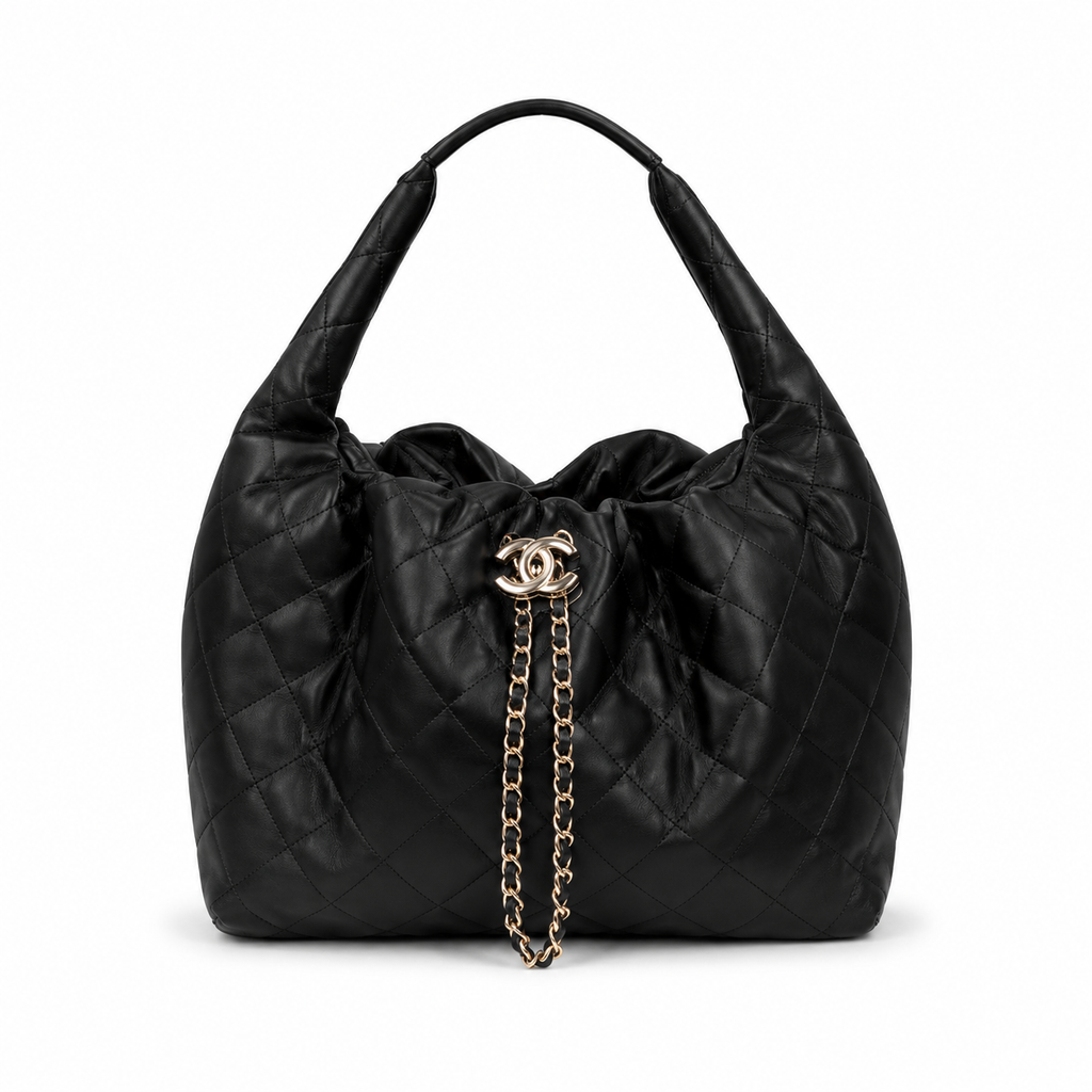 Chanel Hobo Bag Καπιτονέ - Μαύρη