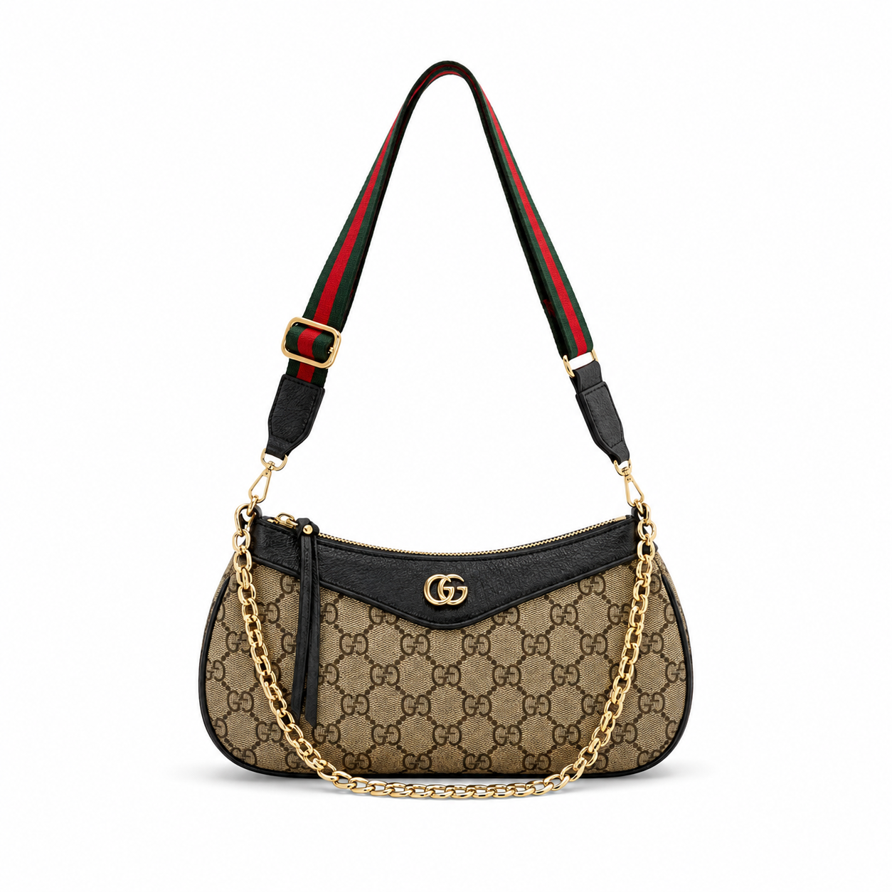 Gucci GG Mini Shoulder Bag με Αλυσίδα και Ιμάντα