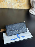 Louis Vuitton Félicie Pochette μαύρη Monogram Empreinte