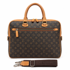 Louis Vuitton Monogram επαγγελματική τσάντα σε λευκό φόντο