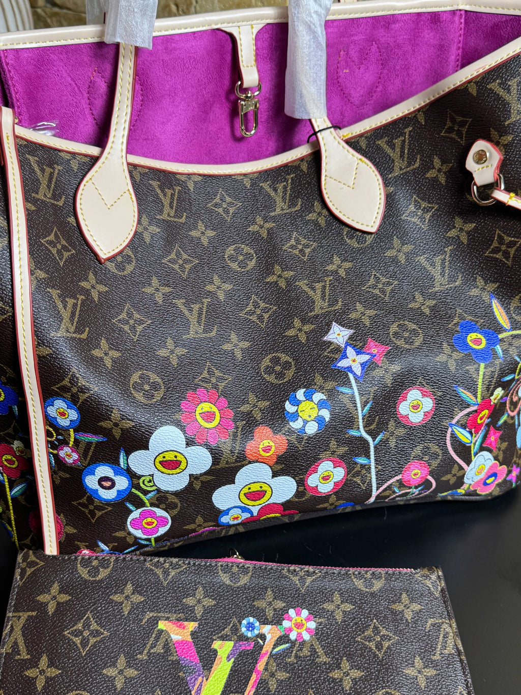 Louis Vuitton Neverfull Murakami Monogram Flowers - Limited Edition