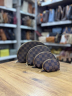 Αρχική φωτογραφία σετ τεσσάρων νεσεσέρ Louis Vuitton Damier