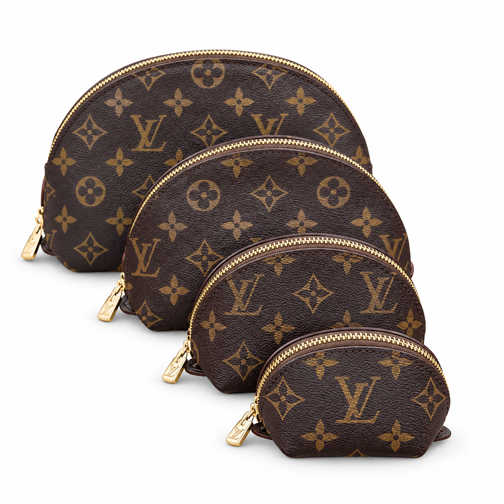 Louis Vuitton σετ 4 νεσεσέρ – λευκό φόντο