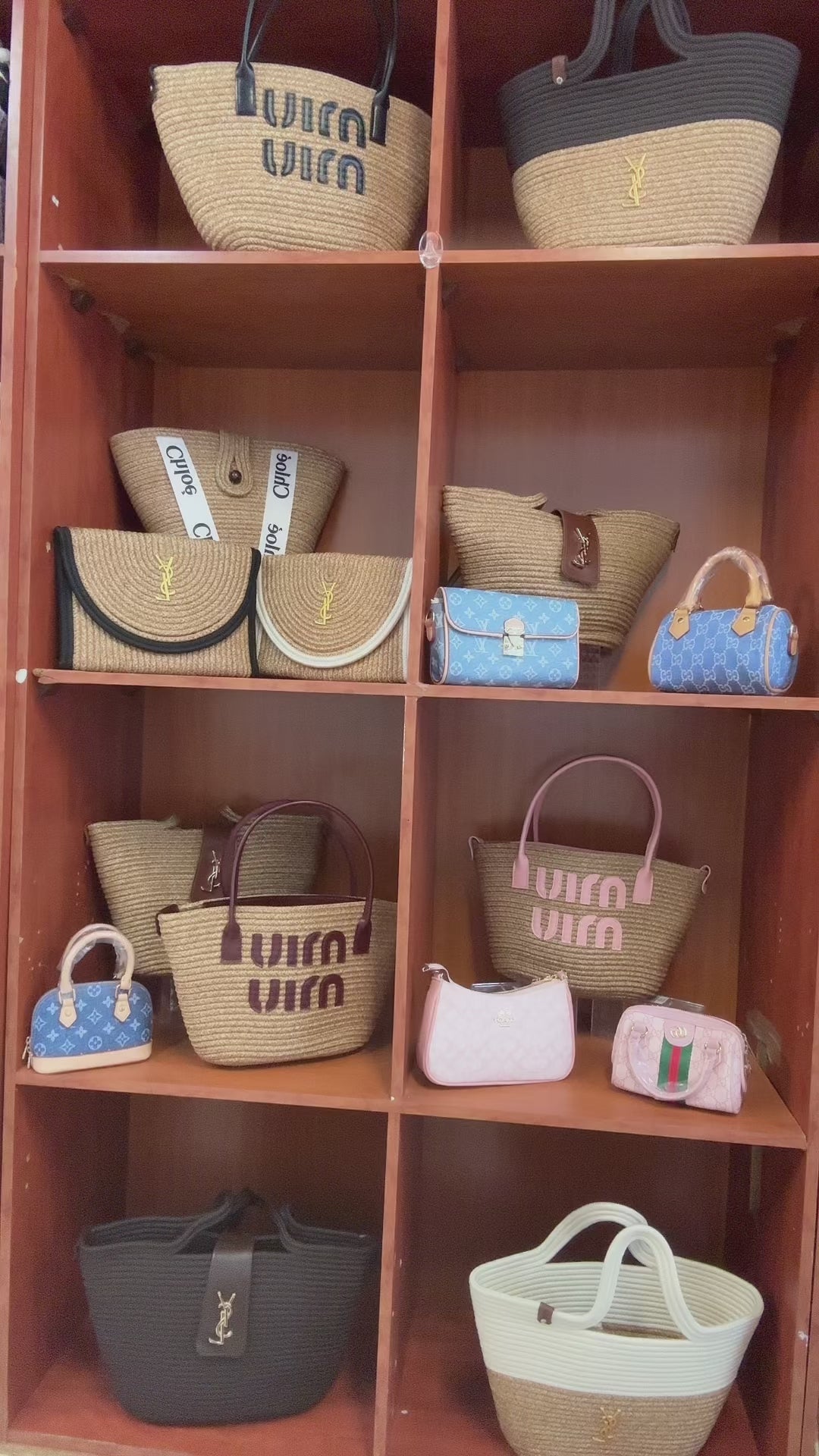 Gucci GG Emblem Medium Tote Bag Μπλέ (Αντίγραφο)