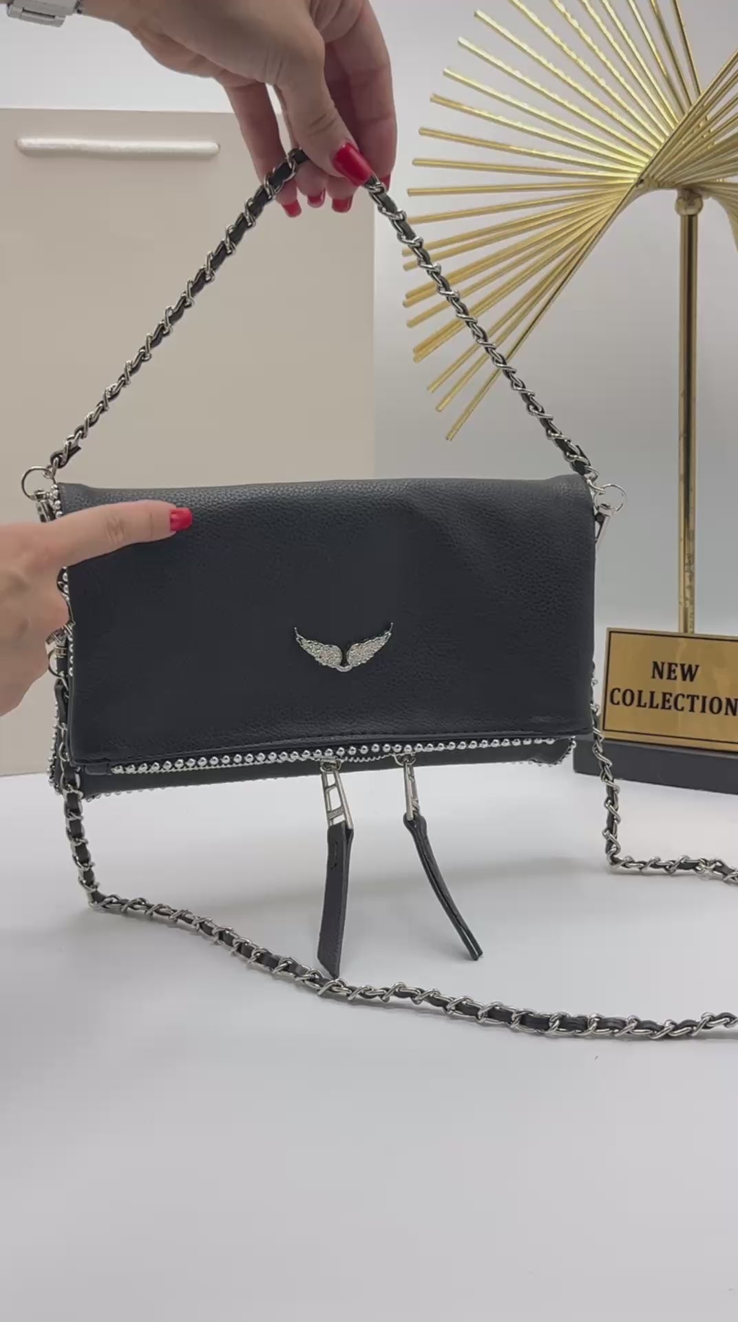 Zadig & Voltaire Rock Μαύρη Τσάντα