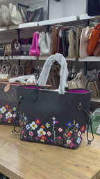 Louis Vuitton Neverfull Murakami Monogram Flowers - Limited Edition black