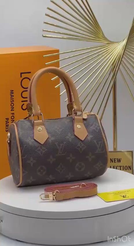 Louis Vuitton Speedy Mini Bag - Monogram with Black