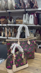 Louis Vuitton Neverfull Limited Edition Cherries με Pouch