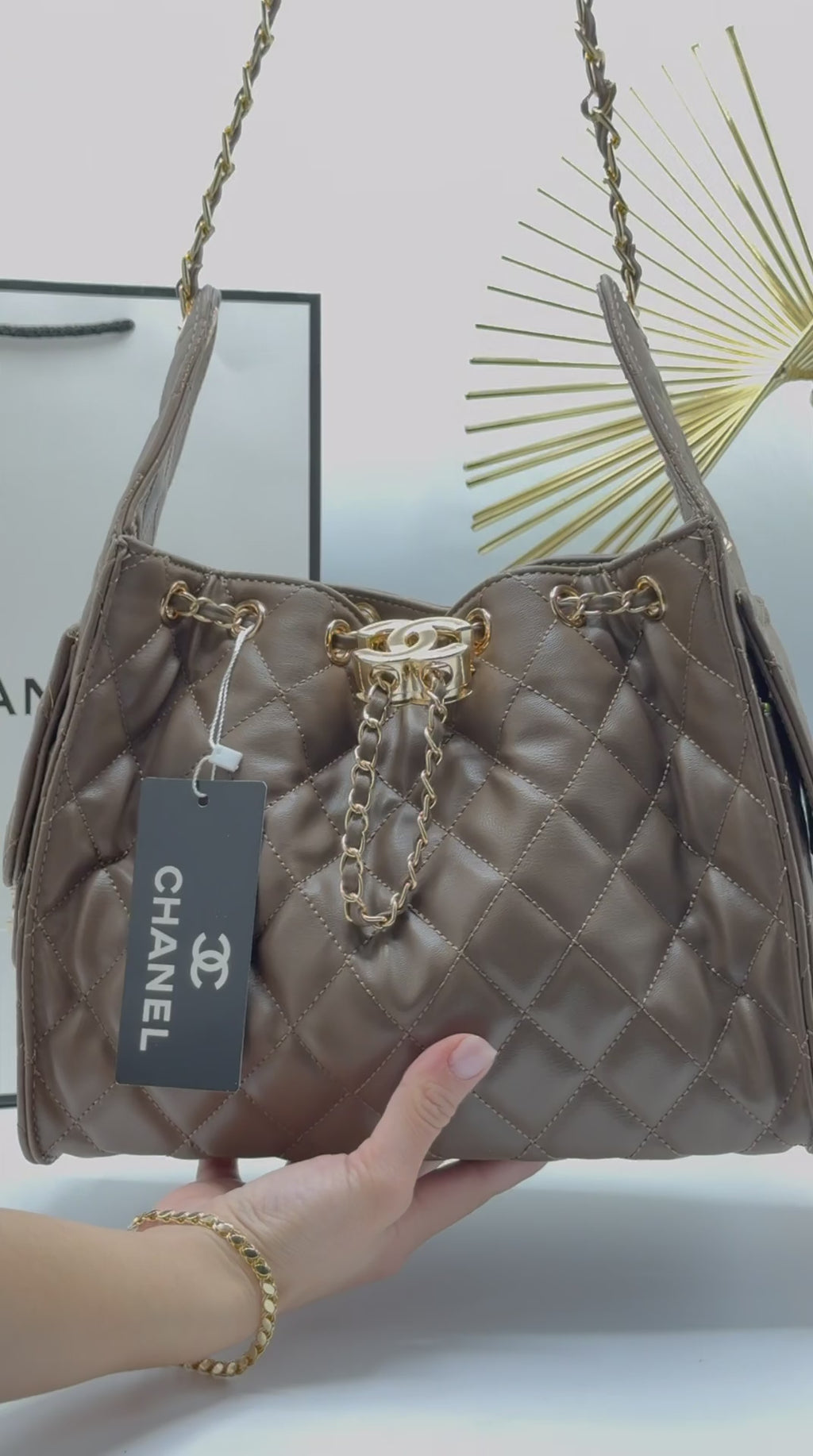 CHANEL 25 Μαύρη Τσάντα - Medium