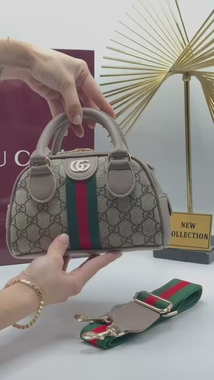 Gucci Ophidia Mini Boston Bag Pink