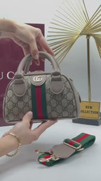 Gucci Ophidia Mini Boston Bag Pink