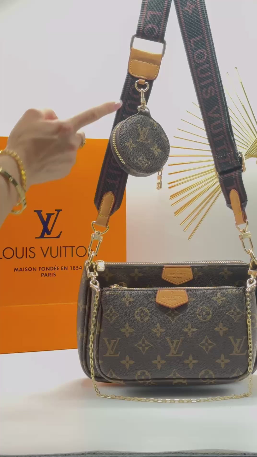Louis Vuitton Multi Pochette Accessoires Jeans