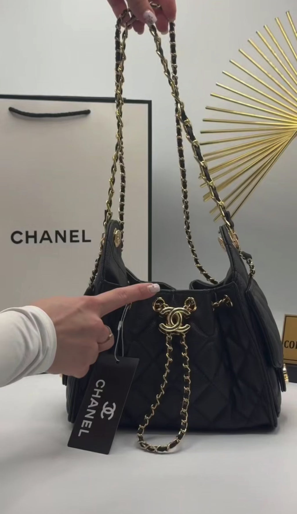 CHANEL 25 Μαύρη Τσάντα - Small