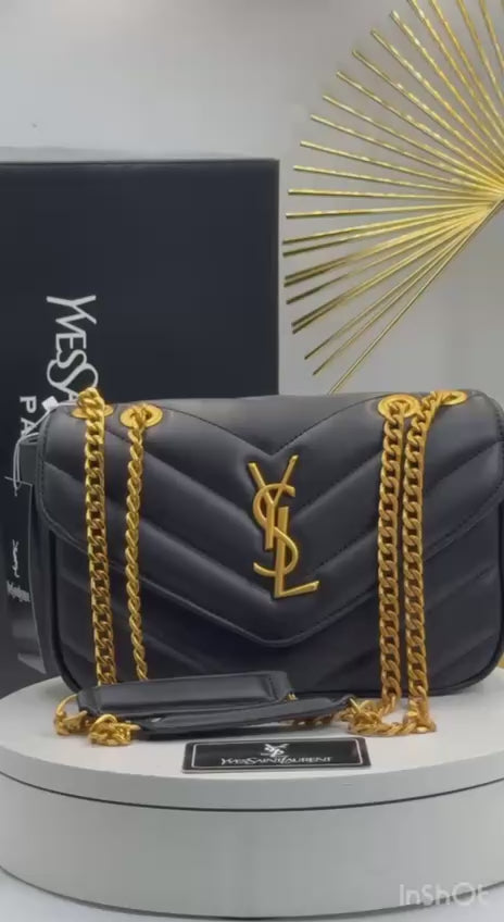 YSL Saint Laurent Loulou Off White Μεσαία