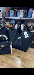 Tod's T Timeless μαύρη oversized tote τσάντα